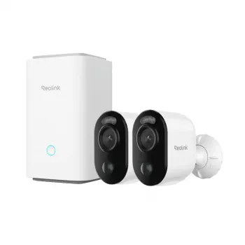 Bazinis blokas Reolink Hub 1 su 2x Argus Series B310 vidaus baltas