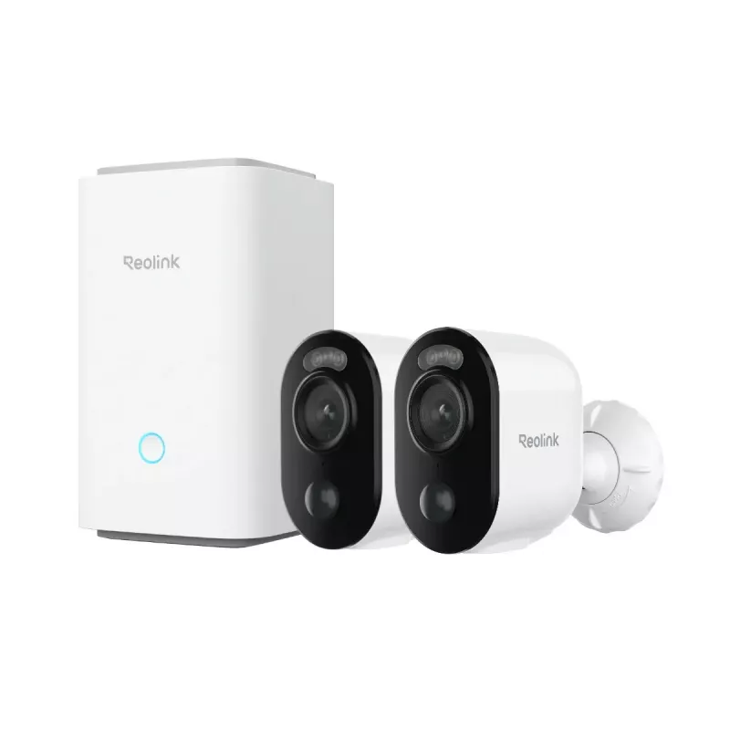 Bazinis blokas Reolink Hub 1 su 2x Argus Series B310 vidaus baltas