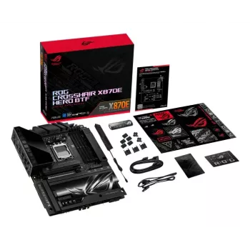 Motininė plokštė ASUS ROG CROSSHAIR X870E HERO BTF — AMD X870E, Socket AM5, ATX, DDR5, M.2, Wi‑Fi 7