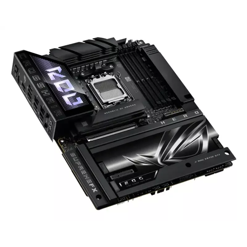 Motininė plokštė ASUS ROG CROSSHAIR X870E HERO BTF — AMD X870E, Socket AM5, ATX, DDR5, M.2, Wi‑Fi 7