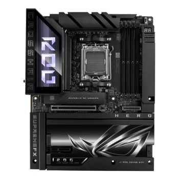 Motininė plokštė ASUS ROG CROSSHAIR X870E HERO BTF — AMD X870E, Socket AM5, ATX, DDR5, M.2, Wi‑Fi 7