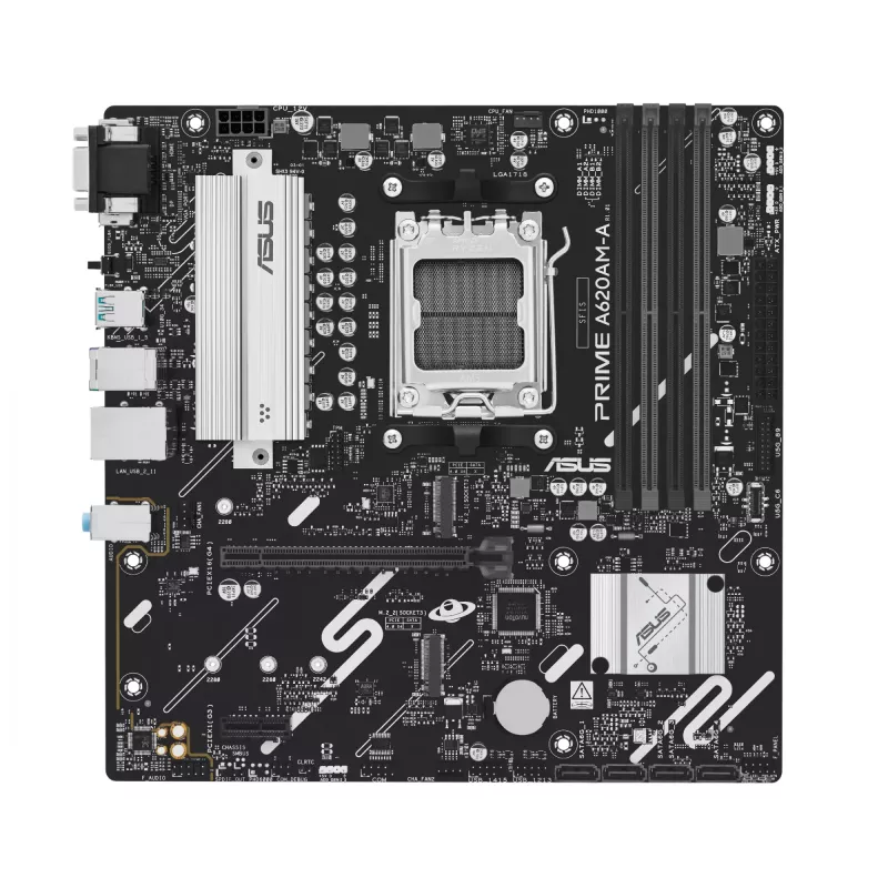 Motininė plokštė ASUS PRIME A620AM-A-CSM, A620, AM5, Micro ATX