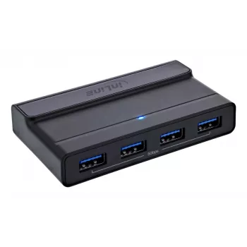 InLine 60604I USB-C bendrinamas jungiklis su 4 prievadų USB šakotuvu