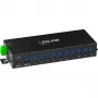 InLine 35396C sąsajų šakotuvas USB 3.2 Gen 1 (3.1 Gen 1) Type-B 5000 Mbit/s juodas