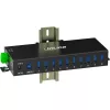 InLine 35396C sąsajų šakotuvas USB 3.2 Gen 1 (3.1 Gen 1) Type-B 5000 Mbit/s juodas