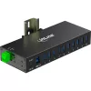 InLine 35396C sąsajų šakotuvas USB 3.2 Gen 1 (3.1 Gen 1) Type-B 5000 Mbit/s juodas