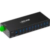 InLine 35396C sąsajų šakotuvas USB 3.2 Gen 1 (3.1 Gen 1) Type-B 5000 Mbit/s juodas