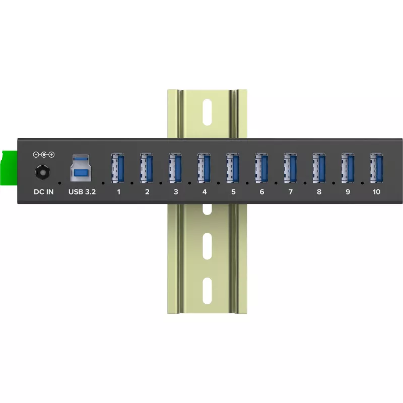 InLine 35396C sąsajų šakotuvas USB 3.2 Gen 1 (3.1 Gen 1) Type-B 5000 Mbit/s juodas