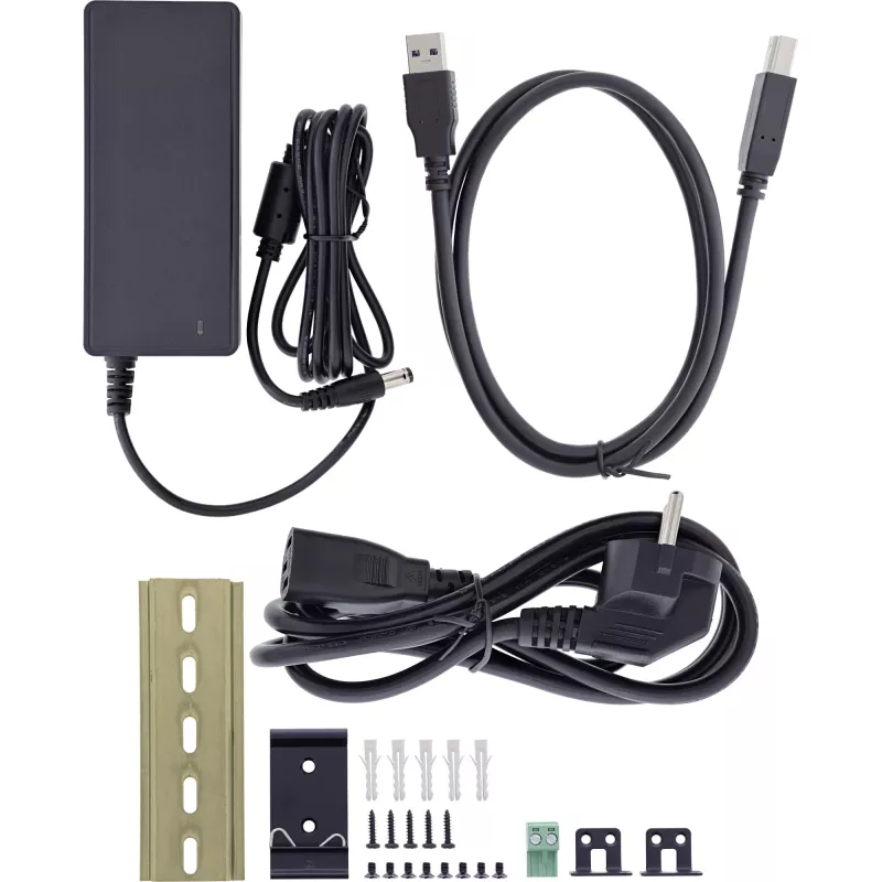 InLine 35396C sąsajų šakotuvas USB 3.2 Gen 1 (3.1 Gen 1) Type-B 5000 Mbit/s juodas