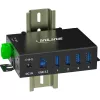 InLine 35396A sąsajų šakotuvas USB 3.2 Gen 1 (3.1 Gen 1) Type-B 5000 Mbit/s juodas