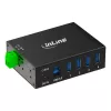 InLine 35396A sąsajų šakotuvas USB 3.2 Gen 1 (3.1 Gen 1) Type-B 5000 Mbit/s juodas