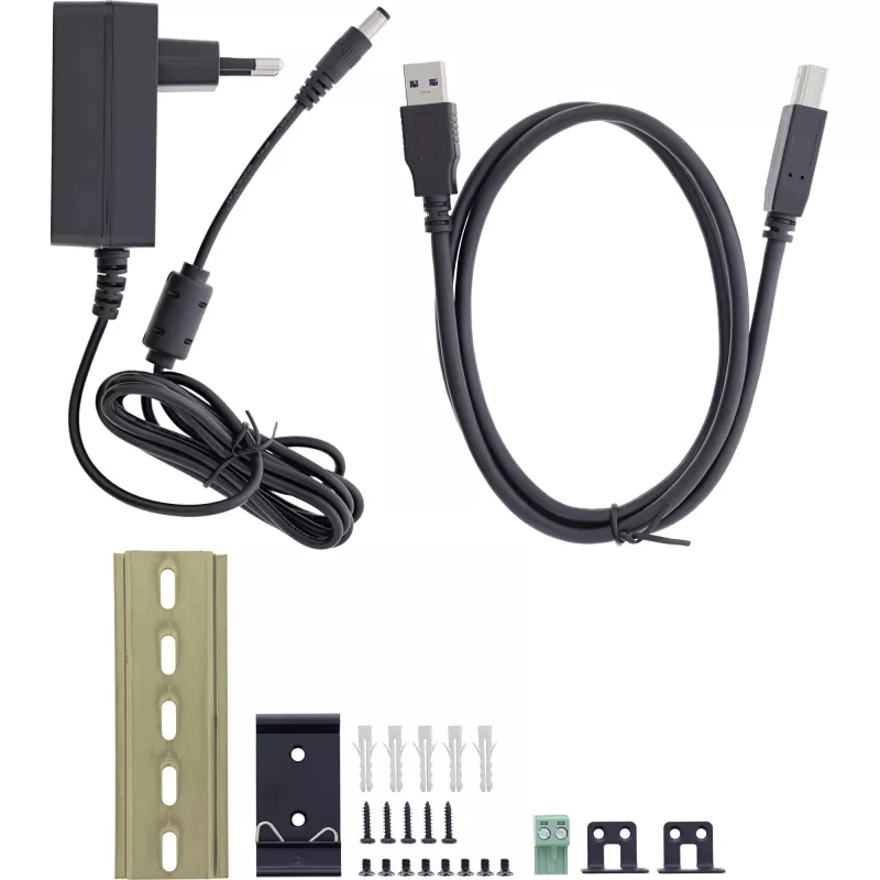 InLine 35396A sąsajų šakotuvas USB 3.2 Gen 1 (3.1 Gen 1) Type-B 5000 Mbit/s juodas