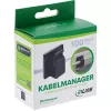 InLine 59971G kabelių tvarkyklė Universali Kabelio kabliukas Juoda 100 vnt.