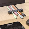 “InLine 59971L” kabelių laikiklis Universalus kabelių spaustukas Juodas 5 vnt.