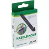 InLine 59972A kabelių raištis Kopėtėlinis kabelių raištis Silikonas Juoda 10 vnt.