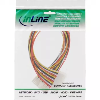 InLine ATX maitinimo laido ilgintuvas 24 kontaktų lizdas / 20+4 kontaktų kištukas 26629A