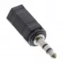 Garso adapteris 2,5 mm lizdas (mot.) / 3,5 mm kištukas (vyr.) stereofoninis InLine 99309