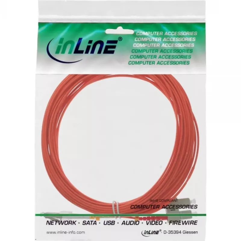Šviesolaidinis dvipusis laidas LC/SC InLine 88638 50/125 µm OM2 25 m