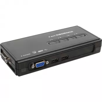 KVM jungiklis 4 prievadų USB InLine 60614H