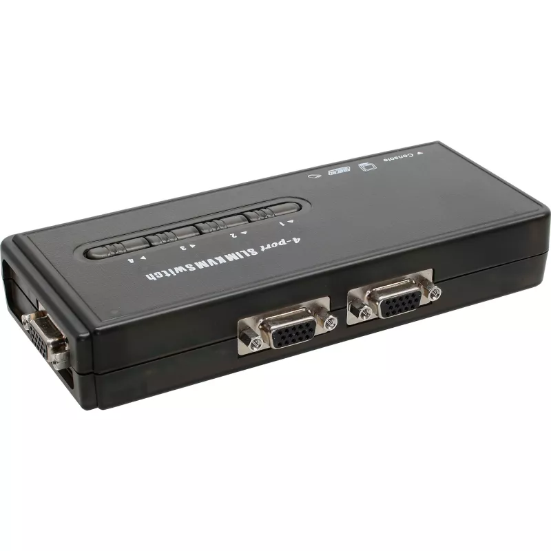 KVM jungiklis 4 prievadų USB InLine 60614H