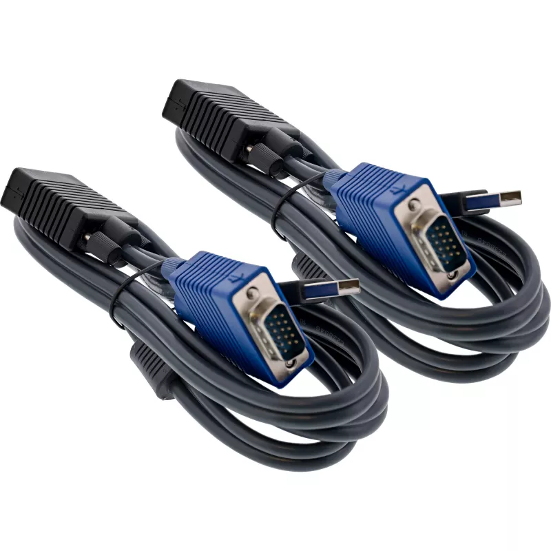 KVM jungiklis 4 prievadų USB InLine 60614H