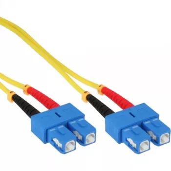 InLine šviesolaidinis dvipusis kabelis SC/SC 9/125µm OS2 2m, 2 m, OS2, SC, SC