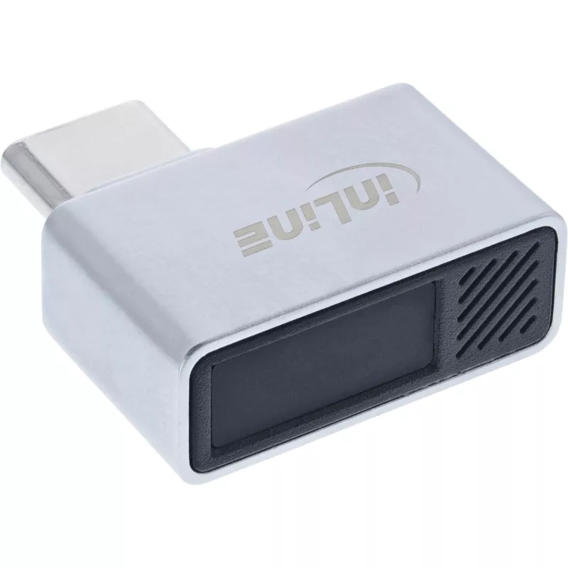 InLine USB-C pirštų antspaudų skaitytuvas suderinamas su Windows Hello 21 mm x 22 mm x 9 mm