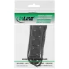 InLine Socket strip, 4-way earth contact CEE 7/3, Juoda, 3m