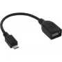 InLine Micro USB OTG adapterio laidas Micro-B kištukas į USB A lizdą 0,1 m