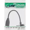 InLine Micro USB OTG adapterio laidas, Micro-B kištukas kampuotas į USB A lizdą, 0,1 m