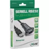 USB 2.0 į nuoseklųjį adapterio kabelis InLine 33306I 0,25 m, juodas