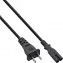 InLine maitinimo laidas, kiniškas kištukas į Euro8 IEC-C7, juodas, 1,8 m