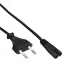 InLine maitinimo laidas, Italija CEE7/16 kištukas į Euro 8 C7 jungtį, juodas, 1,8 m