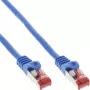 InLine pataisinis laidas S/FTP PiMF Cat.6 250MHz varis be halogenų mėlynas 15m