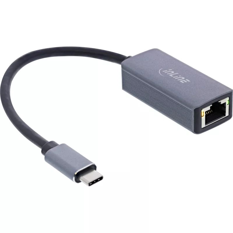 InLine USB 3.2 į 2.5G eterneto tinklo adapterio laidas, USB-C į RJ45