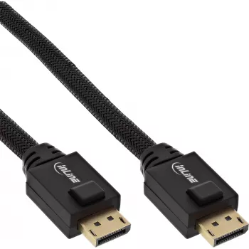 InLine DisplayPort aktyvus kabelis, juodas, auksuoti kontaktai, 20 m