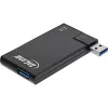 InLine USB 3.0 Pasukamas šakotuvas, 4 prievadai, juodas