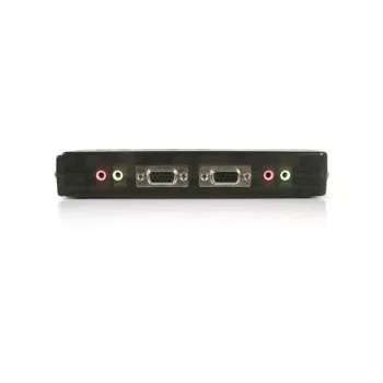StarTech.com 4 prievadų juodas USB KVM jungiklio rinkinys su kabeliais ir garsu