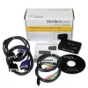 StarTech.com 2 prievadų juodas USB KVM jungiklio rinkinys su garsu ir kabeliais