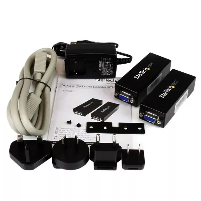 StarTech.com VGA į Cat 5 monitoriaus ilgintuvo rinkinys (250 pėdų / 80 m) - VGA Cat5 ilgintuvas