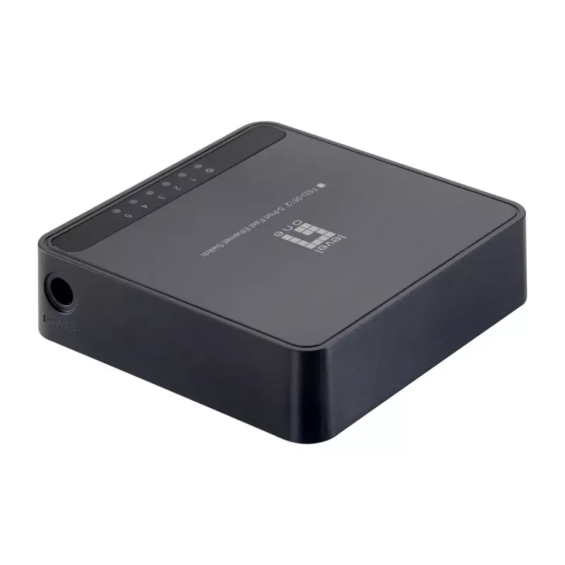 Tinklo komutatorius LevelOne FEU-0512 Fast Ethernet 10/100 juodas