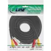 InLine AV laidas 3x RCA kištukas / kištukas 2 m, 3 x RCA, 2 m, juodas