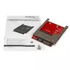 StarTech.com mSATA SSD į 2,5 col. SATA adapteris-konverteris, SATA, mSATA, juoda, raudona, sidabrinė, CE, FCC, 6 Gbit/s, -40 – 85 °C