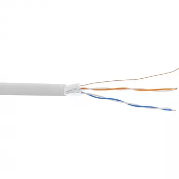 InLine telefono kabelis 4 laidų vientisam įrengimui 2x2x0,6 mm ekranuotas 25 m