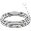 InLine telefono kabelis 4 laidų vientisam įrengimui 2x2x0,6 mm ekranuotas 25 m