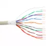 InLine telefono kabelis 16 laidų, vientisas, montavimui, 8x2x06mm, ekranuotas, 25m