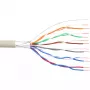 InLine telefono kabelis 12 laidų tvirtas montavimui 6x2x0,6mm ekranuotas 25m