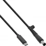 InLine USB-C į HP nešiojamojo kompiuterio (apvalus/didelis) įkrovimo kabelis, 2 m