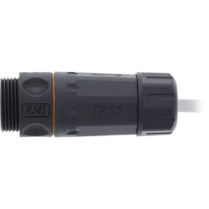 InLine Cat.6A jungtis, neperšlampama IP68, 2x RJ45 F/F, 1:1