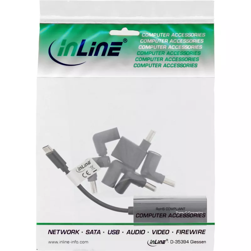 Maitinimo blokas InLine Notebook 26679 USB-C 7-in-1 įkrovimo rinkinys